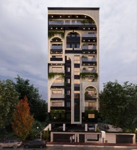 نما کامل ساختمان مسکونی ارتیستون